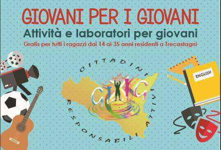 Il progetto “Giovani per i Giovani” realizzato a Trecastagni